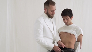 MissionaryBoys: Perfect Elder Inaki surprise pounding during interview