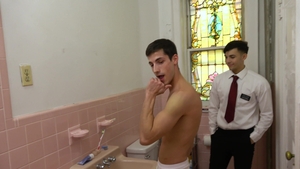 Missionary Boys: Friend Elder Rim giving head for Elder Dial