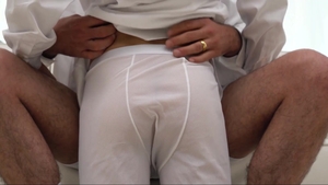 Missionary Boys - Desperate doll Austin Xanders wearing dress sucking big dick in the shower