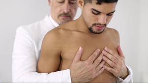 MissionaryBoys - Braces Elder Berry crazy missionary fucking on the couch