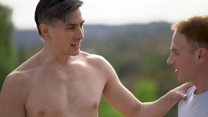 BrotherCrush.com: Jack Hunter & muscled bully Eric Charming massage after school