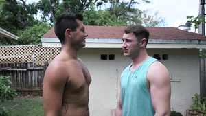 BrotherCrush: Athletic Michael Boston grappling in school