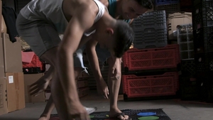 BrotherCrush: Naughty Vinny Blackwood sucking Alex Riley huge balls