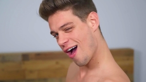 DrillMyHole: Joey Mills Doing The Cumshot Cleanup