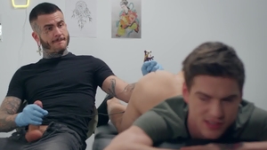 BROMO: Pierced Fly Tatem & Lev Ivankov ass fingering