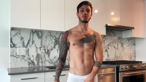 SeanCody: Clad In Gray And White, Dex Unleashes His Dirty Desires