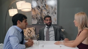 MEN.com: Blond european Aali Kali together with athletic Ricky Larkin pussy fuck indoors