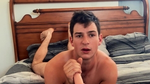 SeanCody: American Gay Archie fucks his ass with huge dildo