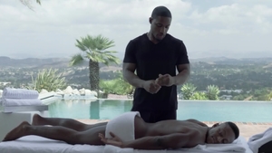 IconMale - Rough nailing escorted by muscle DeAngelo Jackson outdoors