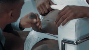 NoirMale: Baller Adrian Hart with Deep Dic blowjob cum