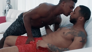 NoirMale - Hardcore sex together with muscled Adrian Hart amongst Jaxx Maxim