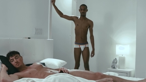 NoirMale: Tigger Redd being fucked by big dick roommate Cade Maddox