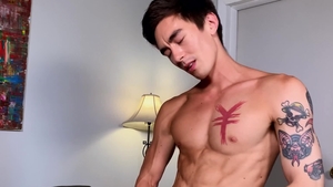 SeanCody: Tattooed Twink Cody Gets Spit On And Licks It Up