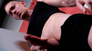 Extra Big Dicks: Gay latino Adrian Suarez and tattooed Dexx interracial anal