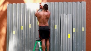 BearBack: Sucking Cock in a Storm Preparations Break