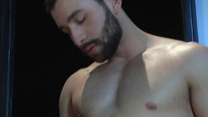 RagingStallion: Lucas' Uncut Fat Cock Takes Center Stage