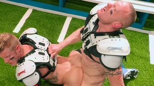 HotHouse: Face Fucking Leads to Bending Over on AstroTurf for Massive Cramming