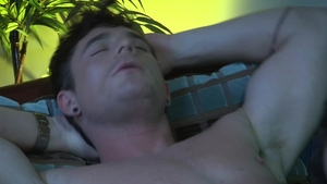 Falcon Studios - Hairy and lustful bodybuilder Brent Corrigan cumshot