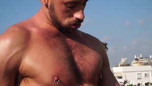 FalconStudios.com: Massimo Piano interracial fucking outdoors
