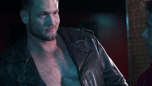 Falcon Studios: Tyler Roberts in tandem with Ace Era kissing each other