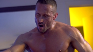 Falcon Studios: Muscle Daddy Myles Fucks Beach Rat Devin Raw