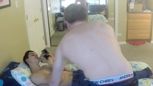 HomeMadeTwinks: Cock Riding with Amateur Gay Couple