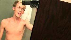 HomeMadeTwinks: Very Skinny Twink Taking Hot Shower