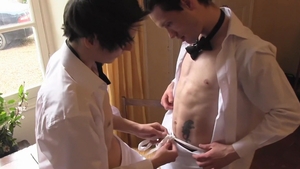 TXXXMStudios - Gay Scott Davies is left in the restaurant