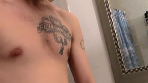 StraightNakedThugs.com - Natural Chad Turner and Chad masturbating scene
