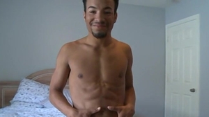 DaddySexFiles.com: Watch Hayden Taylor's huge cock get stroked in the bathroom