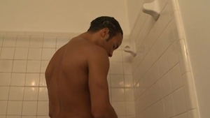 DaddySexFiles.com: Watch Hayden Taylor's huge cock get stroked in the bathroom