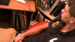 ZackRandall.net: Cumming Hard With Montante On The Sofa