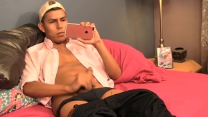 ZackRandall.net: Riley Jenkins Watching Porn and Jerks Off