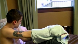 Boys-Smoking.com: Chris Smokes & Strokes His Cock