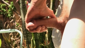 ZackRandall.net: Horny blond twink jacks off in sunshine, cumming everywhere!