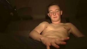 TXXXMStudios.com: Watch Olly Jerk off his Big, Uncut Cock