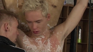 Boynapped.com: Double Dicking Kris: A Shaved Twink's Load