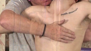 Boynapped.com: Blonde Twink Jerks Off Cum While Blindfolded