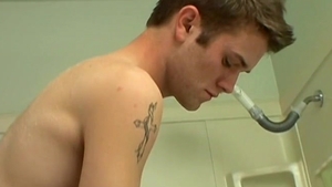 UndieTwinks.com - Bryce Corbin and shaved twink boy Bryce masturbating in the bath