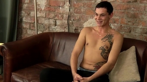 BlakeMason: Justin Wood Jerks Off After Short Interview