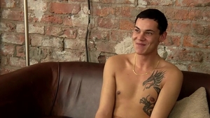 BlakeMason: Justin Wood Jerks Off After Short Interview