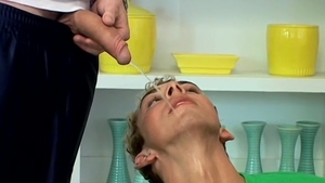 Boys-Pissing.com: Hoyt Gets Drenched by Jocks in the Living Room!