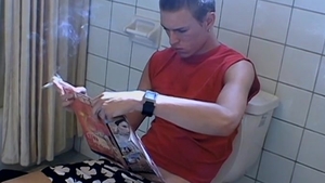 Boys-Smoking - Yuri Kicks Sitting on The Toilet and Smoking Cigs