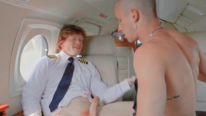 DrillMyHole: Horny Twink Theo Gets Fucked by Pilot Kyle on the Private Jet
