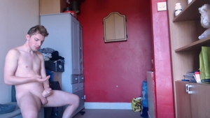 EuroBoyXXX.com: Stud Fucks His Toys & Strokes His Cock!