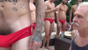 DaddySexFiles.com: Waterlogged Wankers Whipping It Out