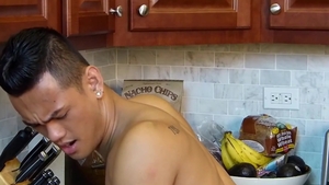 Cumfu: Santiago's Cock Exposed and Caught by Eli