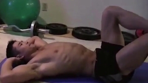 cumfu.com: How Peter Got Clean After His Steamy Workout