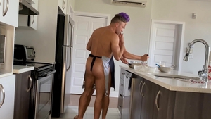 StayHomeBro - Gay Manuel Skye getting smashed in the kitchen