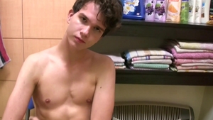 EastBoys: John's private moment - jerking off in front of the camera